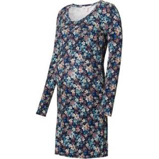 👉 Esprit  Verzorgingsjurk Bloemen Nachtblauw - Blauw - Gr.XXL