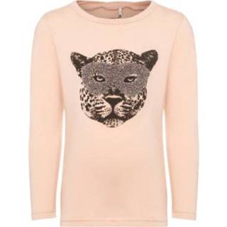 👉 Name it Girl s Overhemd met lange mouwen Getiger avondzand