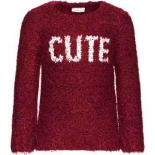 Name it Girl s Trui Nisilla-anemoon van de trui - Rood - Gr.110 - Meisjes Name it Girl s Trui Nisilla-anemoon van de trui