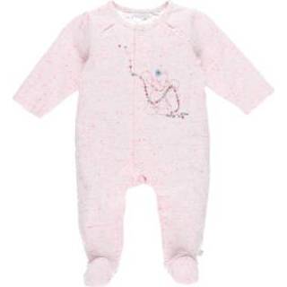 👉 Noukie Girl 's Pajamas 1-delig wit/roze - Roze/lichtroze - Gr.vanaf 9 maanden - Meisjes