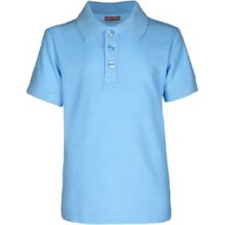 👉 G.O.L.  1/2-Arm-Pique-Poloshirt Regularfit Luchtblauw - Blauw - Gr.128 - Jongen