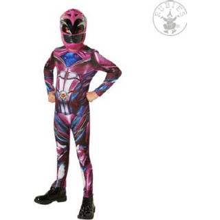 👉 Robijnen Carnaval Kostuum Roze Power Ranger Classic - Roze/lichtroze - Gr.M - Meisjes