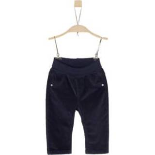 👉 S.Oliver  Boys Corduroy pantalon donkerblauw - Blauw - Gr.92 - Jongen