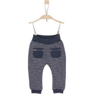 👉 S.Oliver  Girl s joggingbroek met donkerblauwe strepen - Blauw - Gr.92 - Meisjes