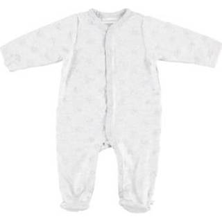 👉 Noukie Girl 's pyjama's 1-delige blauwe sterren - Grijs - Gr.vanaf 9 maanden - Jongen