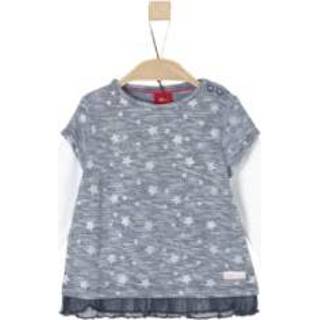👉 S.Oliver  Girl s shirt met lange mouwen middernacht blauw - Blauw - Gr.92 - Meisjes