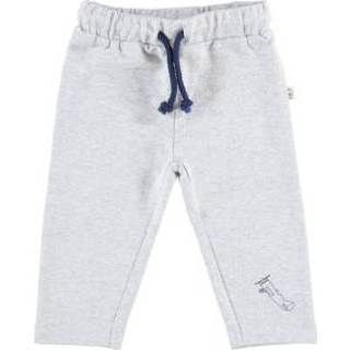 👉 Ebi & Ebi  Sweatpants Vliegtuig lichtgrijs - Grijs - Gr.86 - Jongen