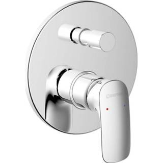 👉 Douchekraan chroom messing mengkraan timea bouw hendel keramisch Inbouw Sapho Tmea Afbouwdeel 2-weg (incl. inbouwdeel) 8590913872006