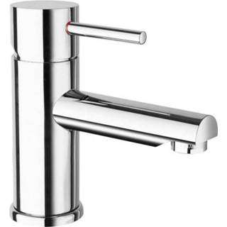 👉 Wastafelmengkraan chroom messing mengkraan zonder waste rhapsody opbouw hendel keramisch standaard perlator Sapho 1-hendel Recht 15.2 cm 8024587003614