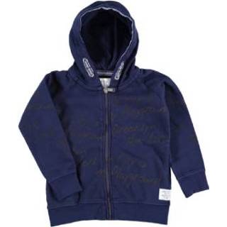 👉 Staccato  Boys Zweetjas donkerblauw melange - Blauw - Gr.68 - Jongen