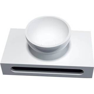 👉 Fontein wit met Planchet Sanilux inclusief Ronde Solid Surface Waskom 20 cm 8719304403111