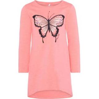 👉 Name it  Girl s Tuniek Nmfgiluna zonneroosje koraal - Roze/lichtroze - Gr.110 - Meisjes