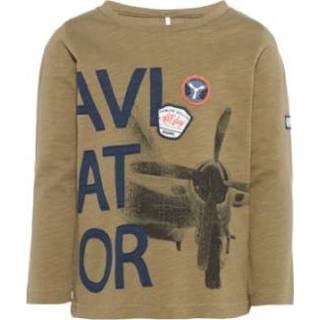 👉 Name it  Boys Overhemd met lange mouwen Nmmgissan donkergroen Nmmgissan - Groen - Gr.110 - Jongen