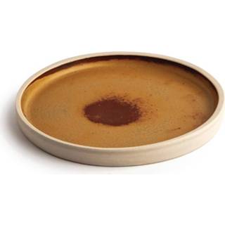 👉 Bord canvas Olympia platte ronde borden roestoranje 18cm - 6 5050984577765