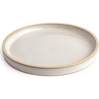 👉 Bord wit canvas Olympia platte ronde borden 18cm - 6 5050984577970