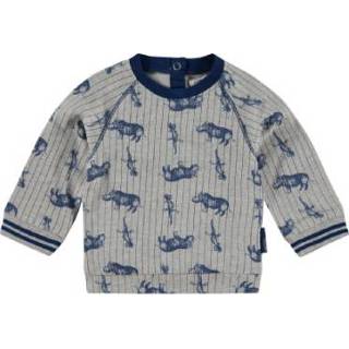 Noppies  Sweater Leander lichte kobalt kobalt - Grijs - Gr.74 - Jongen