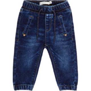👉 Name it  Girl s jeans maddy donkerblauw denim - Blauw - Gr.86 - Meisjes