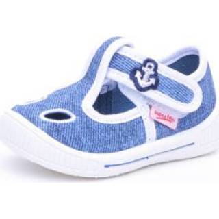 👉 Superfit  Boys Slipper Bully denim - Blauw - Gr.26 - Jongen