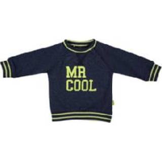 👉 B.e.s.s  Sweatshirt Mr. Cool blue - Blauw - Gr.50 - Jongen