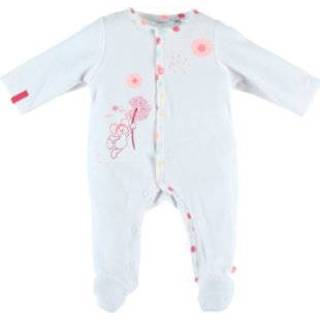 👉 Noukie Girl 's pyjama 1 pc Peps wit - Wit - Gr.vanaf 9 maanden - Meisjes