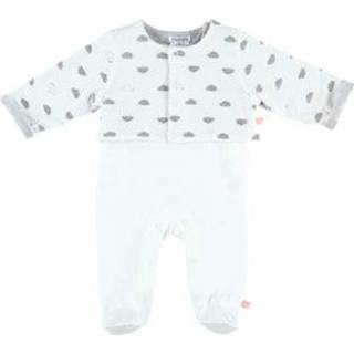 👉 Wit blauw pasgeborene meisjes jongens Noukie Boys 's Jersey Pajamas Set 5413042844559
