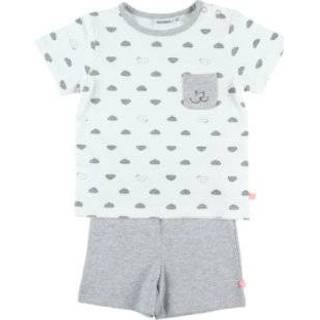 👉 Noukie Boys 's pyjama 2 stuks 2 stuks wit - Wit - Gr.vanaf 2 jaar - Jongen