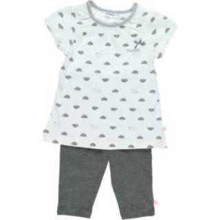 👉 Noukie Girl 's pyjama 2 stuks 2 stuks wit - Wit - Gr.vanaf 3 jaar - Meisjes