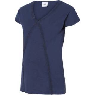 👉 Mama licious  Omstandigheden shirt MLALANYA Zwart Iris - Blauw - Gr.XL
