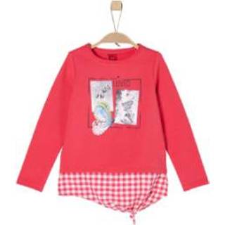 👉 S.Oliver  Girl s Sweatshirt rood - Rood - Gr.104/110 - Meisjes