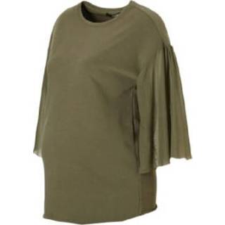 👉 SUPERMOM  T-Shirt Mesh-leger - Groen - Gr.L