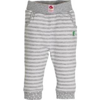 👉 Salt and Pepper  Baby Girl luck s joggingbroek streep grijs melange - Grijs - Gr.68 - Meisjes