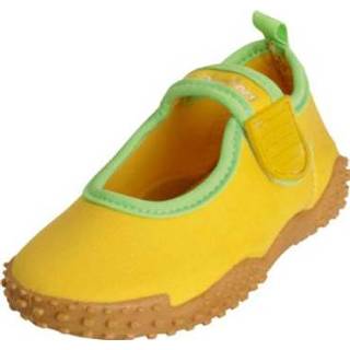 👉 Playshoes  Aquaschoenen met UV-bescherming 50+ geel - Geel - Gr.32/33 - Jongen/Meisjes