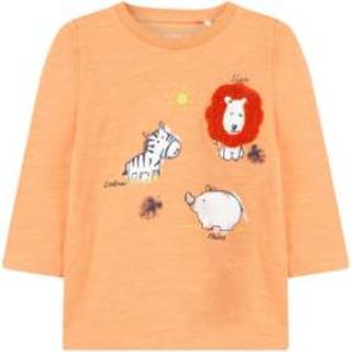 👉 Name it  Boys Overhemd met lange mouwen Gamil koperkleurig bruin - Oranje - Gr.80 - Jongen