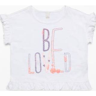 👉 Esprit  Girl s T-Shirt wit - Wit - Gr.128/134 - Meisjes