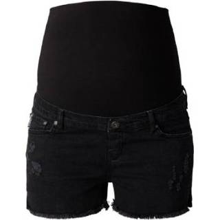 👉 Korte broek zwart katoen mix positiekleding vrouwen SUPERMOM omstandigheid 8719788060336