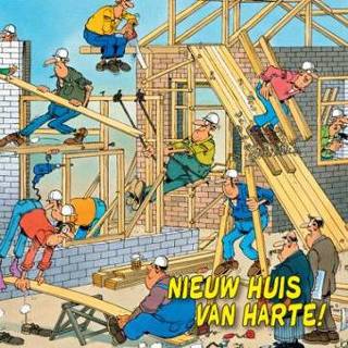 👉 Nieuwe woning verschillende kleuren Jan van Haasteren | New home harte
