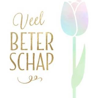 👉 Goud wit Luckz | Beterschap Tulp