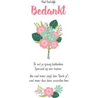 👉 Paperclip planten wit | Bedankt Gedicht Boeket