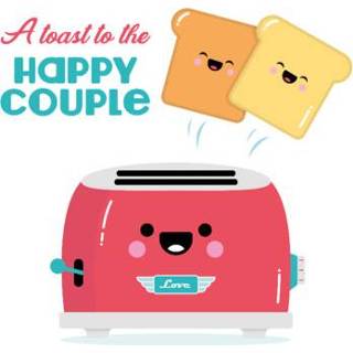 👉 Paperclip liefde wit | Happy Couple Toast