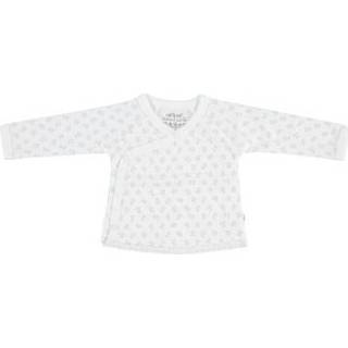 👉 Ebi & Ebi  shirt met lange mouwen puur wit - Wit - Gr.68 - Jongen