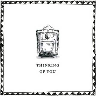 👉 Kaars zwart wit Blond x Noir | Thinking of you