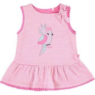 👉 Staccato  Girl s Tuniek flamingo strepen - Roze/lichtroze - Gr.86 - Meisjes