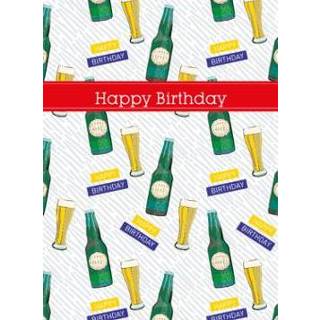 👉 Bier flesjes verschillende kleuren TMS | Verjaardag Happy birthday