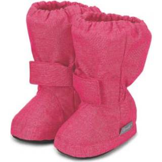 👉 Sterntaler  Baby schoen magenta melange - Rood - Gr.23/24 - Meisjes