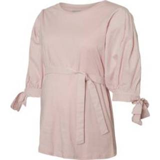 👉 Mama licious  Omstandigheden shirt MLVALLA Verbrande Lila - Roze/lichtroze - Gr.XL