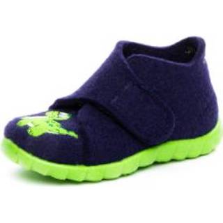 👉 Superfit  Slipper Happy Dragon blue (medium) - Blauw - Gr.28 - Jongen