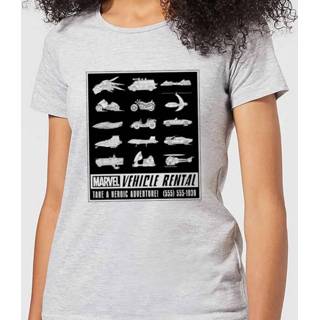 👉 Marvel Vehicle Rentals Mono Women's T-Shirt - Grey - 5XL - Grijs