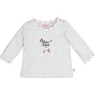 👉 Salt and Pepper  Shirt met lange mouwen Schatz lichtgrijs melange - Grijs - Gr.74 - Meisjes