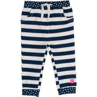 👉 Salt and Pepper  Boys Joggingbroek Gelukkige streep echte blauwe streep - Blauw - Gr.92 - Jongen