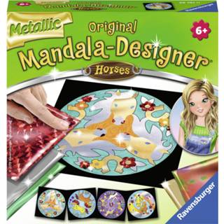 👉 Active mannen Mandala designer metallic foil horses 4005556297610